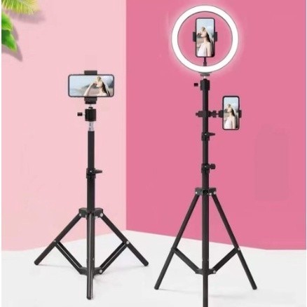 Ring Light Iluminador 10 Polegadas Com Tripé De 2