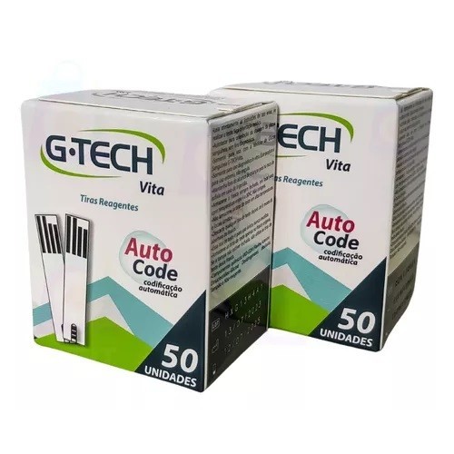Tiras Reagentes G-TECH Vita c/ 100 unidades –