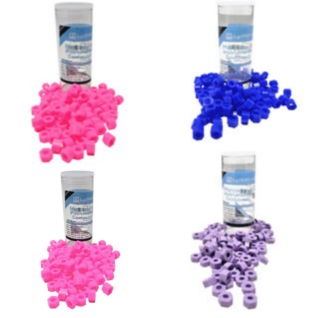 Marcador de Instrumentais Sextavado c/ 100 unidade