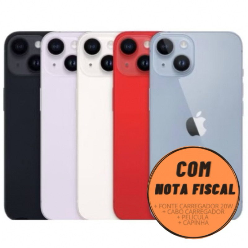 Celular iPhone 14 (128GB) (256GB) 100% Original Ap