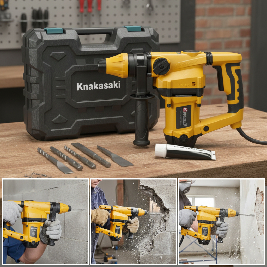 Martelete Combinado Sds Plus 1600w 6J Com Kit Comp