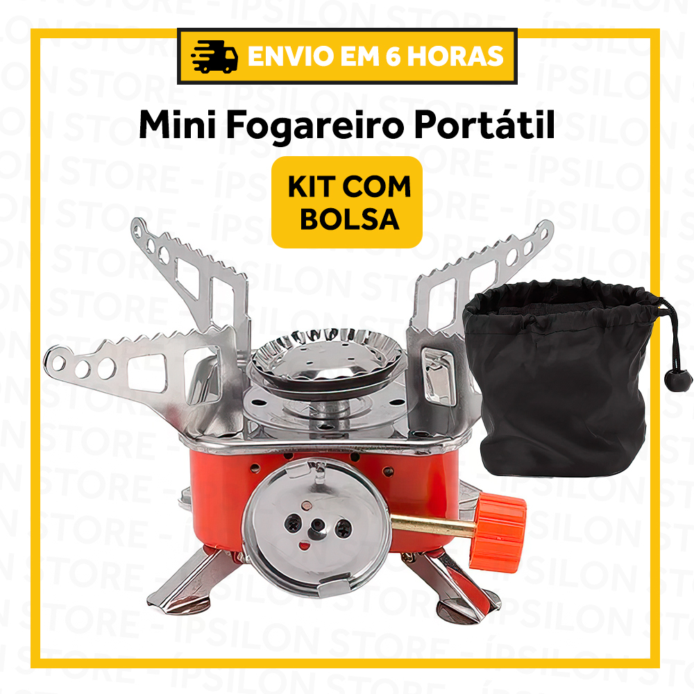Kit Com 1 Fogareiro Portátil a Gás – Sacol