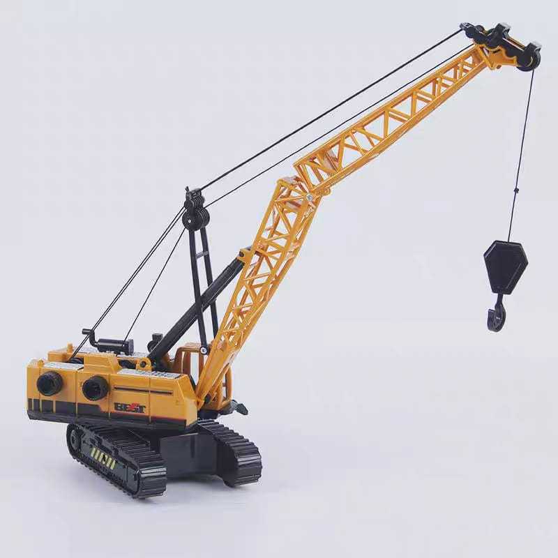 Simulação de guindaste grande, carro de brinqued