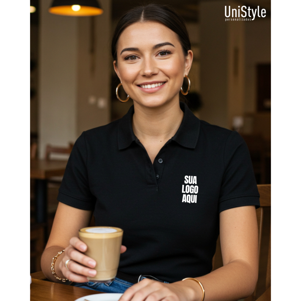 Camisa Gola Polo Fardamento Uniforme Empresarial d