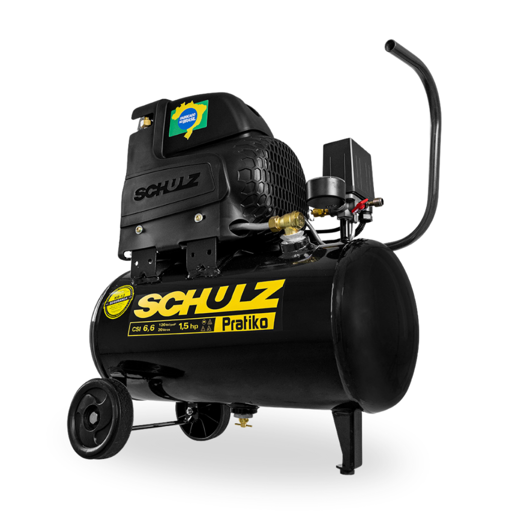 Motocompressor de Ar Schulz Pratiko CSI 20L 1,5CV 