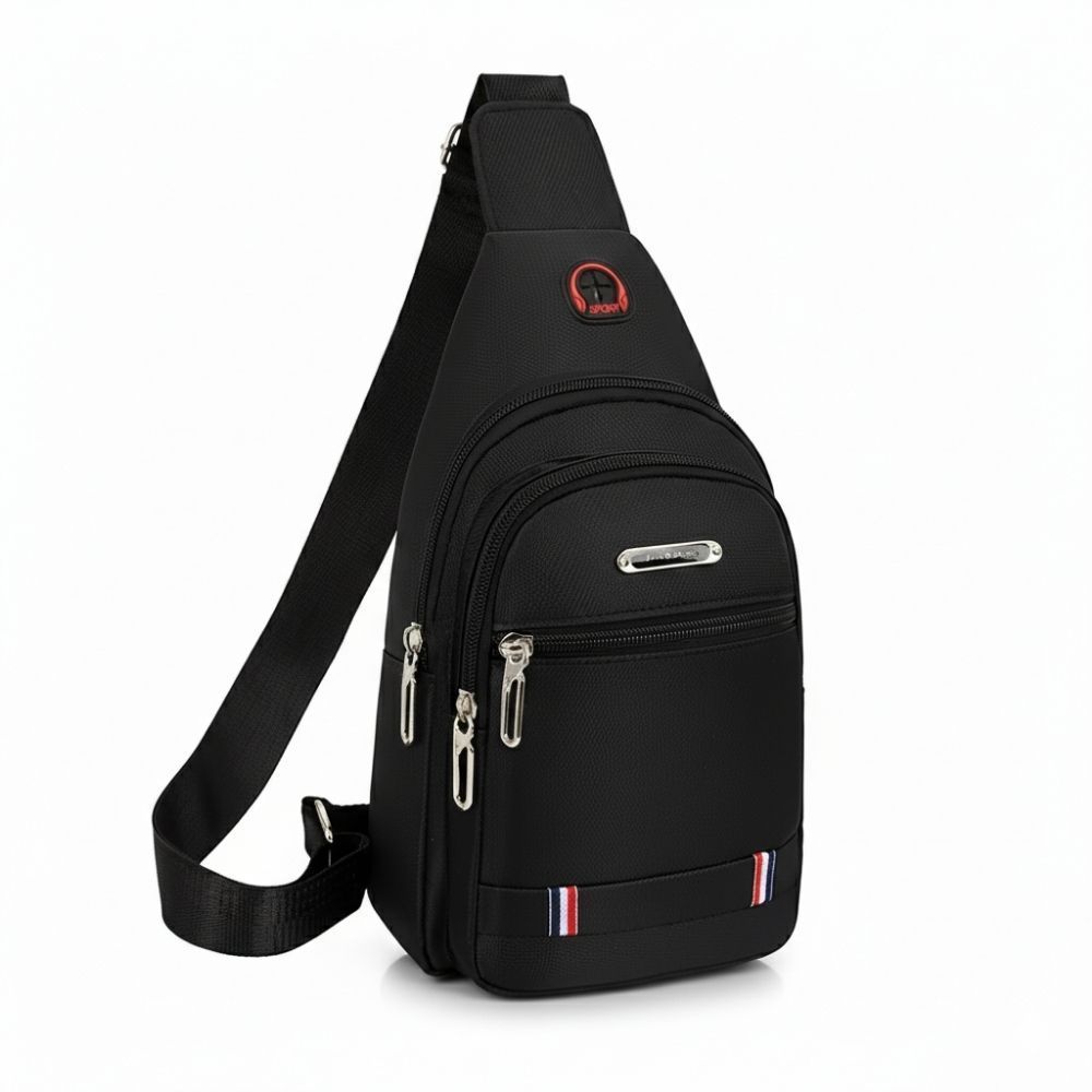 Mochila Transversal Masculina Nylon Impermeável R