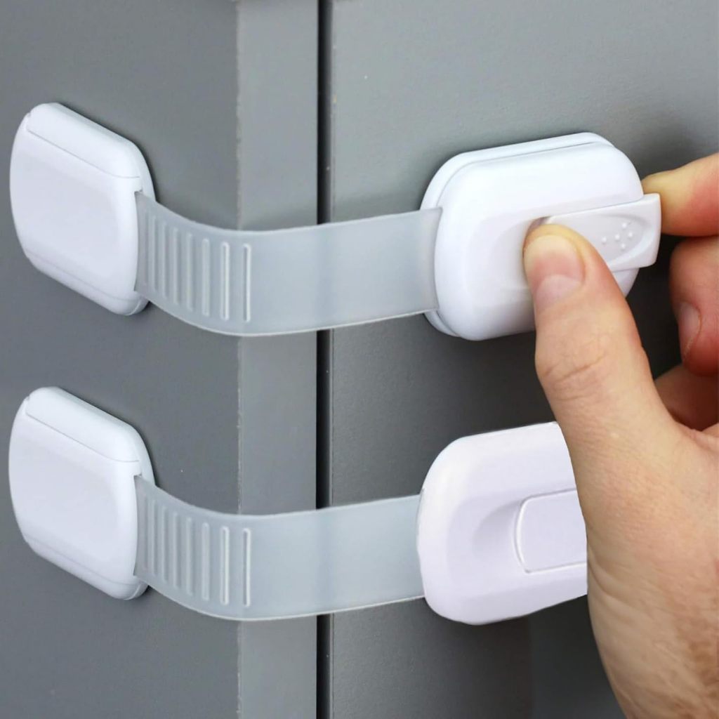 Kit 10 Trava Segurança Bebe A Tóxico | Para Gave