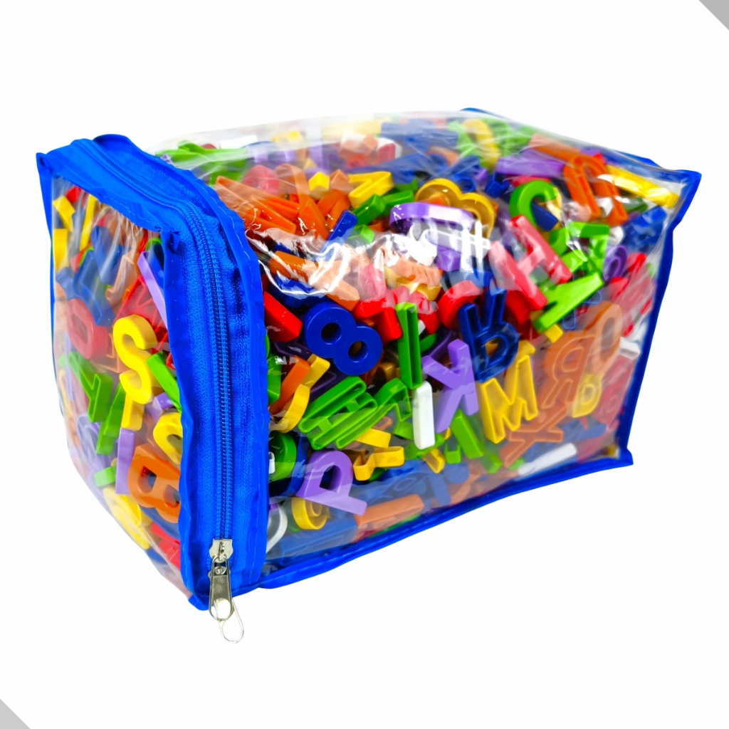 Brinquedo Educativo Sacola Alfanumérico 1000 Peç