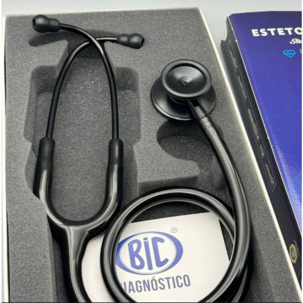 Estetoscópio Duplo Adulto Black Edition Efficace 