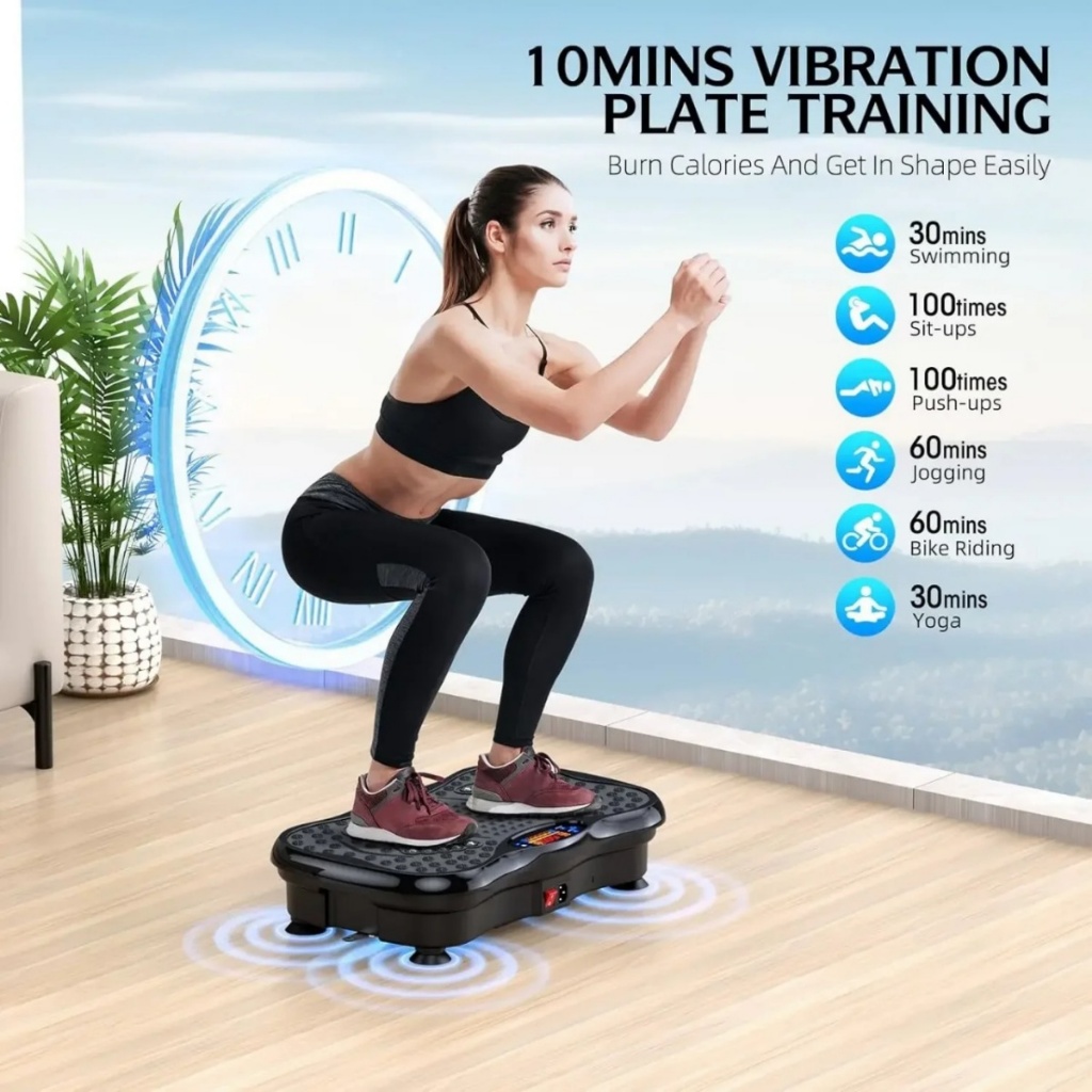 110V Plataforma Vibratória Emagrecimento 99 Níve