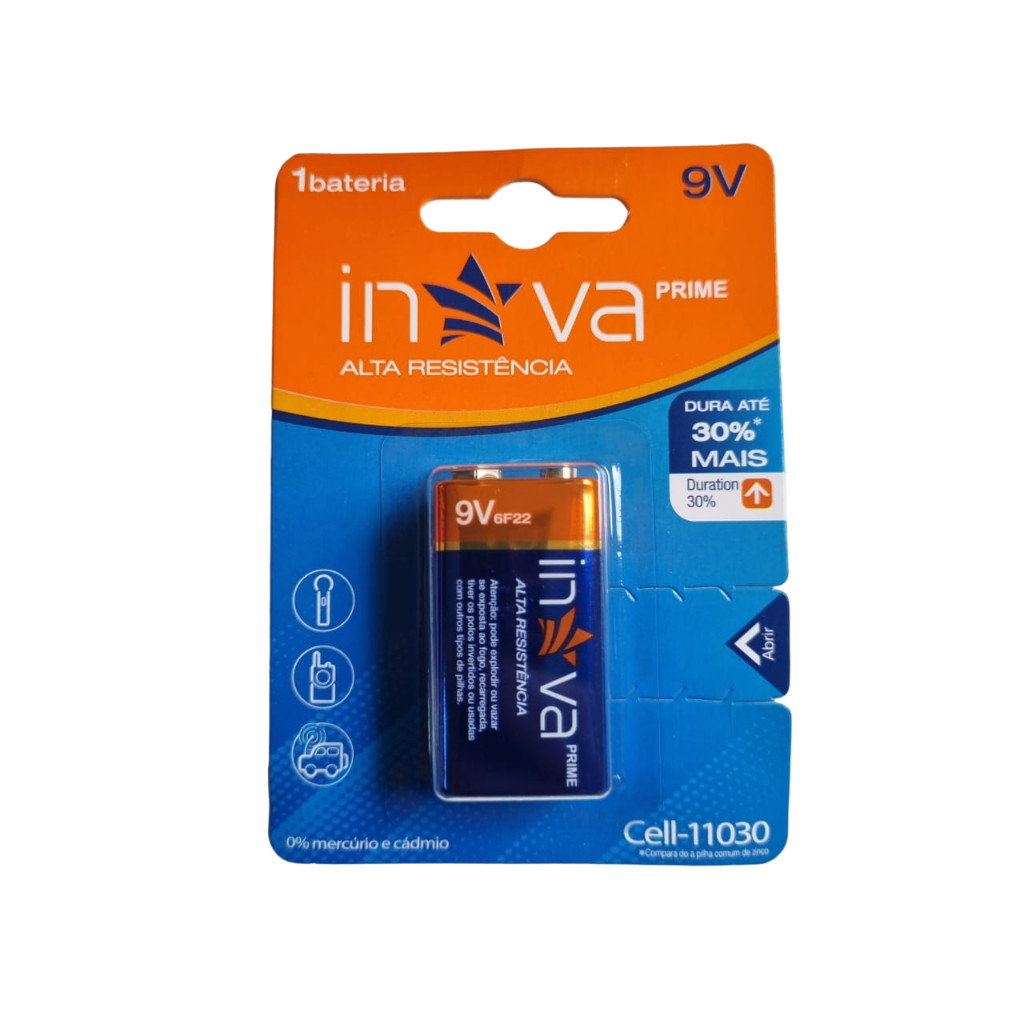 Kit 2pcs Bateria Alcalina 9V Para Violão Multimet