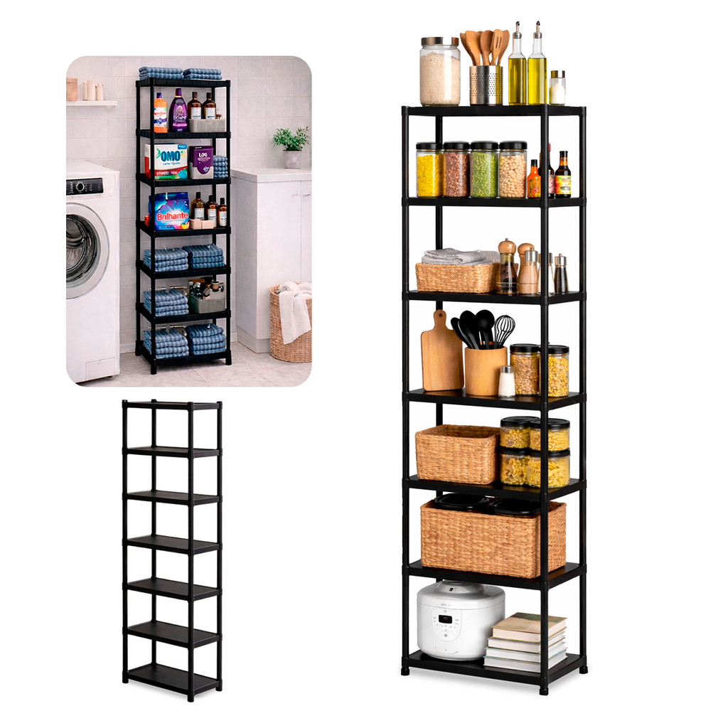 Estante Prateleira Modular Multiuso 7 Andares Orga
