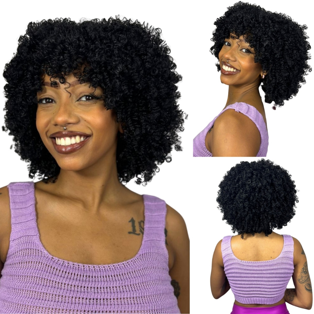 Cabelo Cacheado Peruca Wig Fummi Fashion Line Cach
