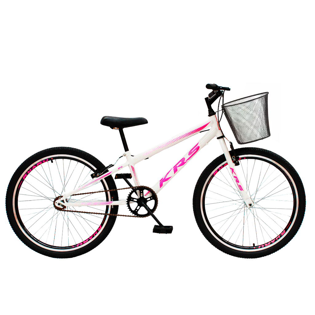 Bicicleta Aro 24 Rebaixada Menina Passeio V-brake