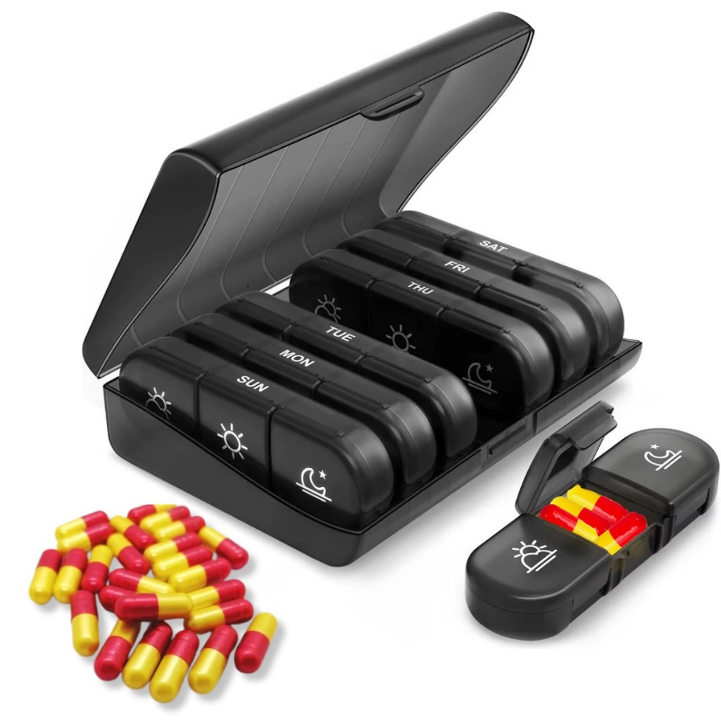 Porta Comprimido Caixa Organizadora Remédio Vitam