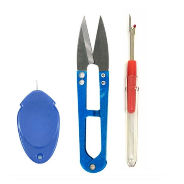 Kit Costura Tesoura arremate Abridor de Casa Passa