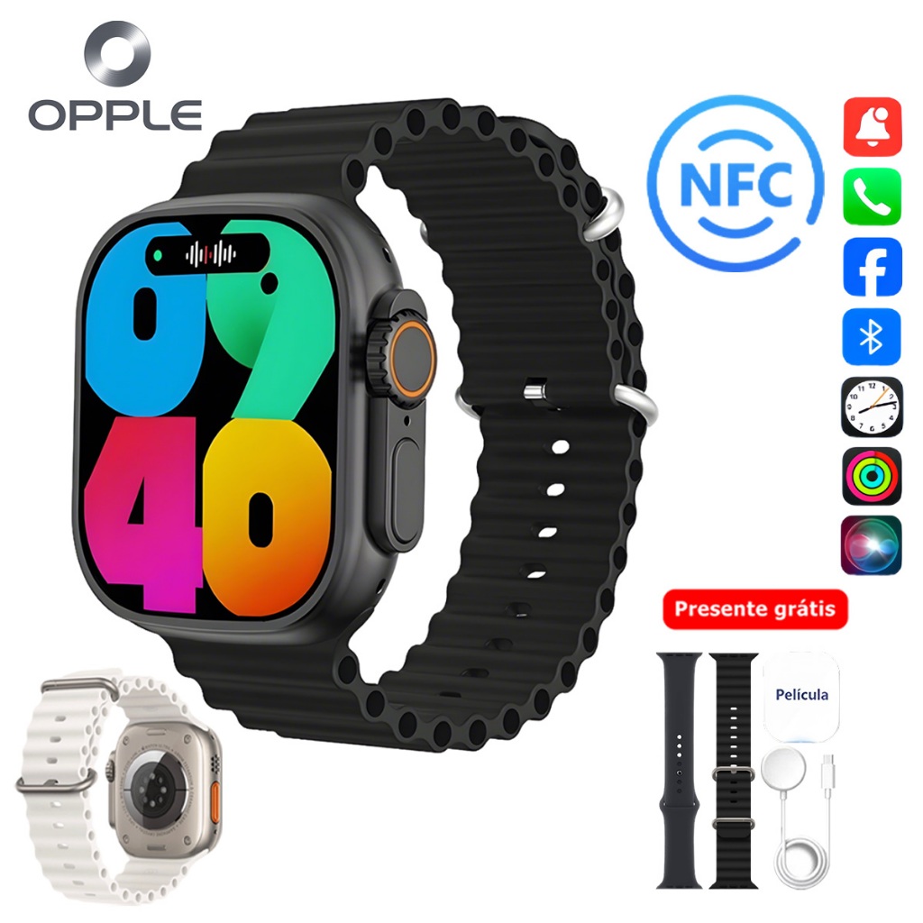 Opple-Relógio Smartwatch Original Ultra Série 49