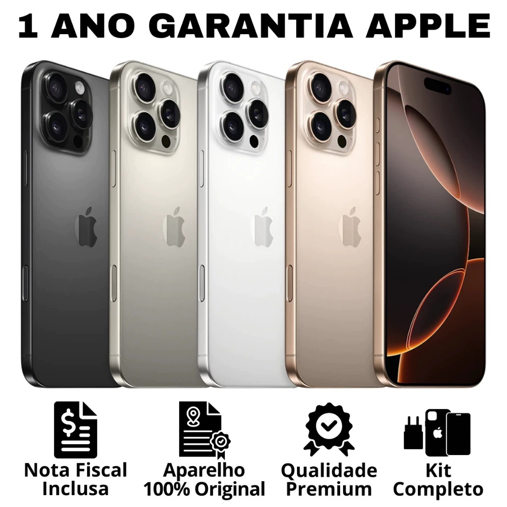 Celular iPhone 16 Pro Max 256gb 512gb 5g Dual E-si