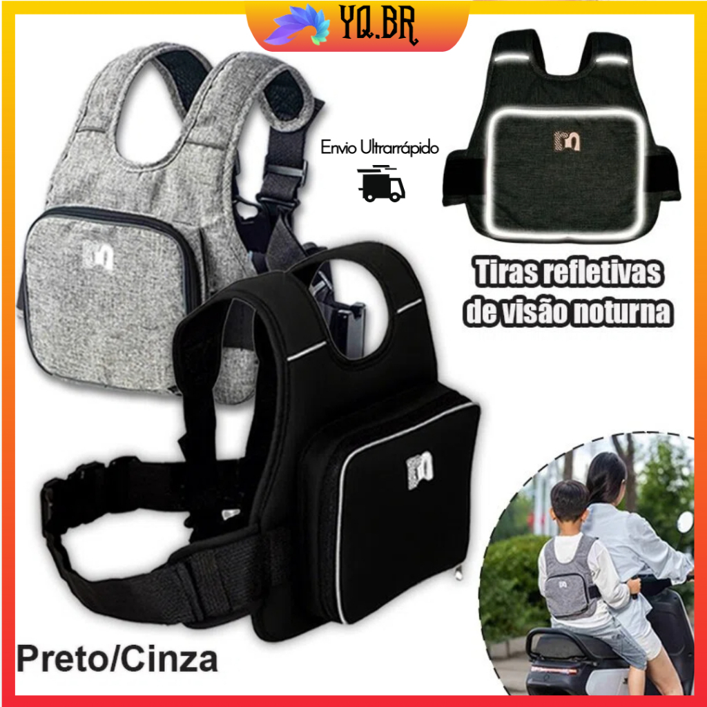 Cinto de Segurança Infantil para Motocicleta Ajus