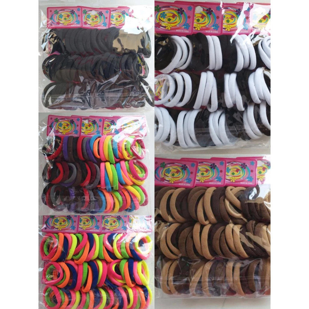 kit72 Unidades Elastico de Cabelo Xuxinha Rabico p