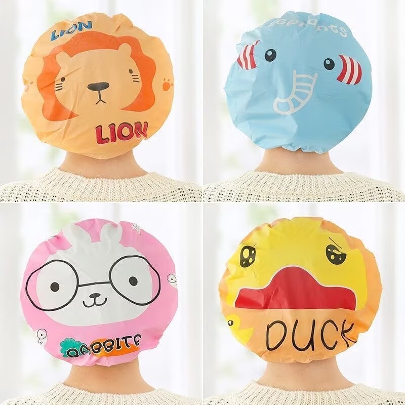 Kit 2 ate 6 Toucas de Banho Kids Impermeável Infa