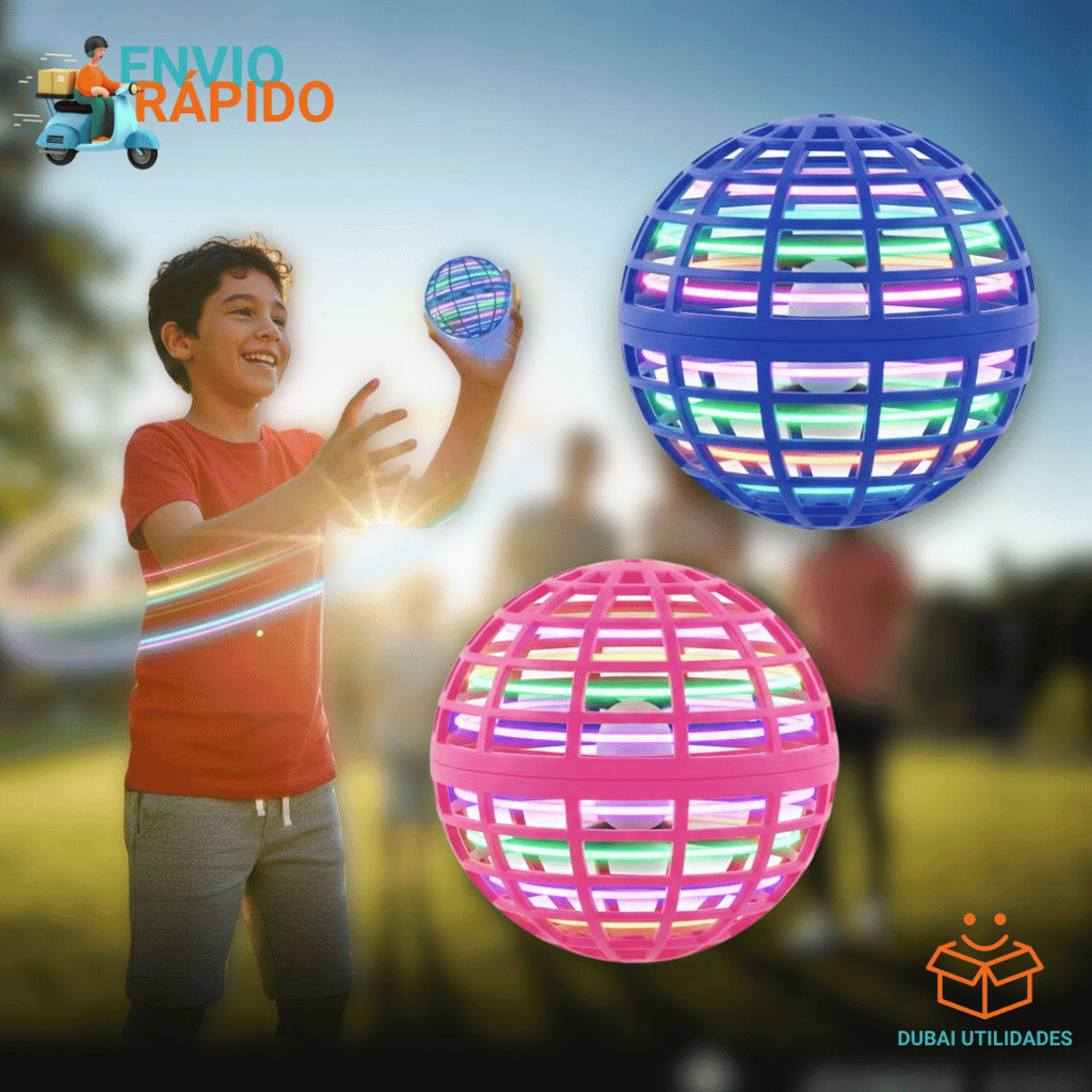 Bola Voadora Spinner Bola Boomerang Mini Drone Com
