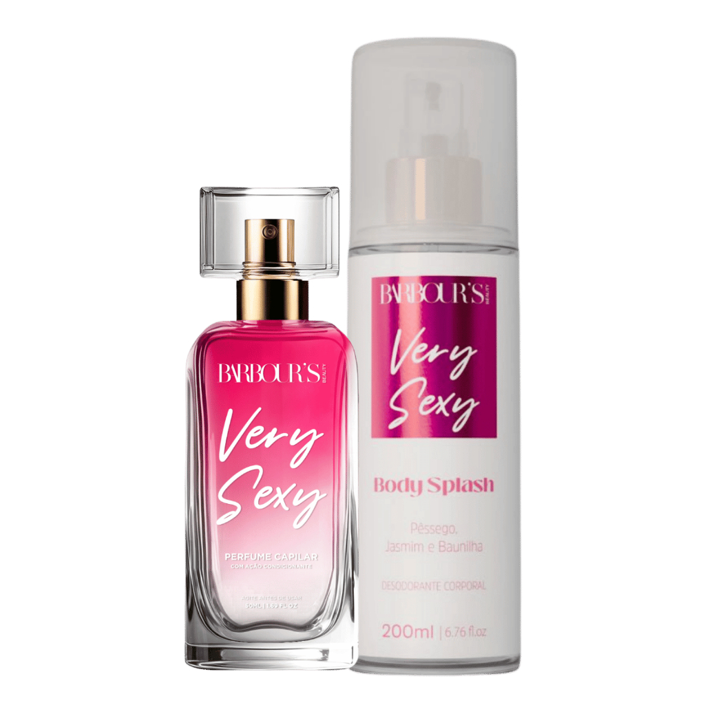 Kit Perfume Capilar e Body Splash Very Sexy Barbou