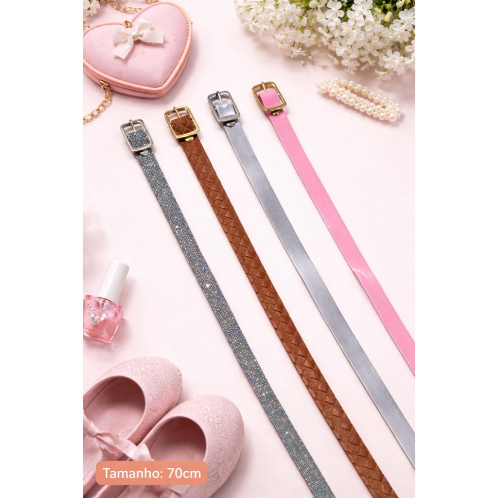 Cinto Infantil Menina Diversas Cores
