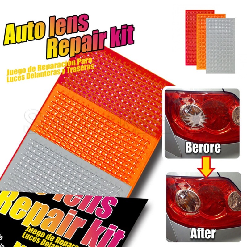 Patch De Reparo De Farolim De Carro/Kit Traseiro/F