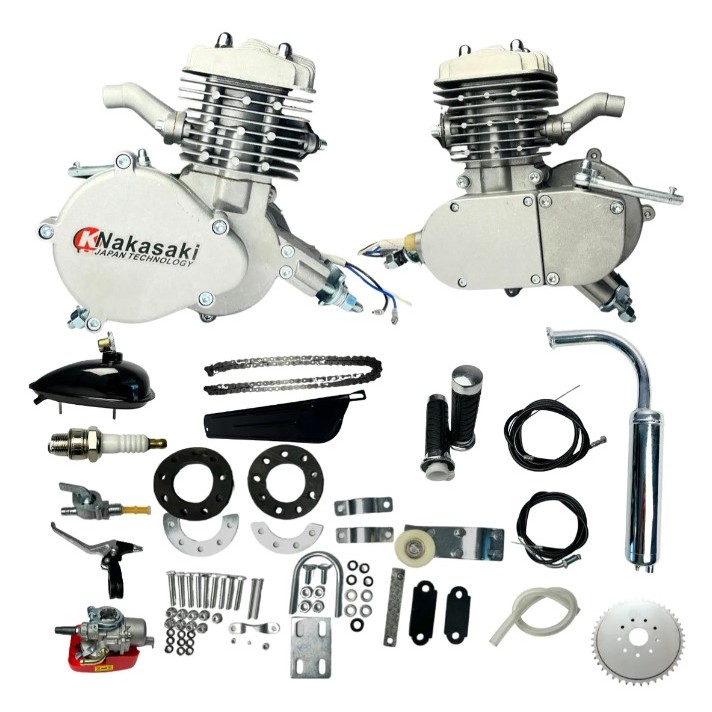 Kit Completo Motor Para Bicicleta Motorizada 80cc 