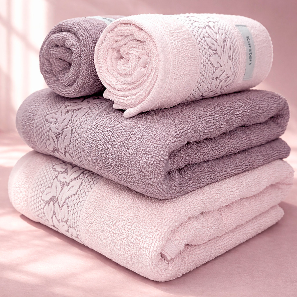 Jogo de Banho Karsten Provence 4 Peças 100% Algod