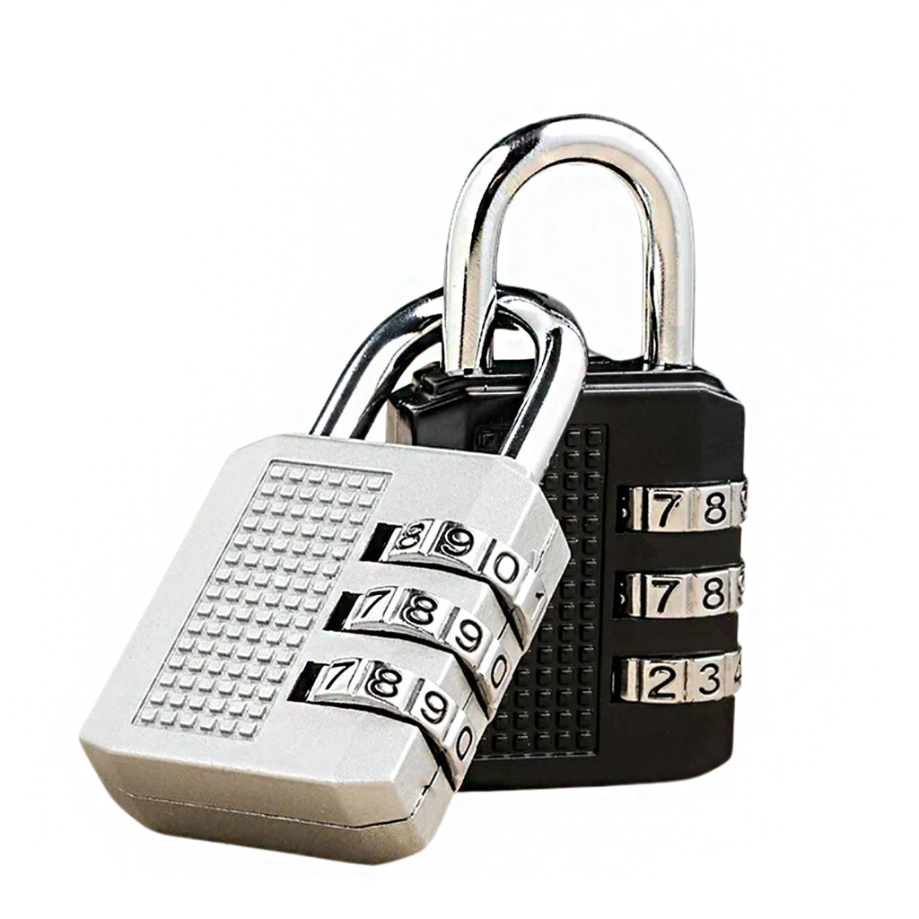 Kit 2 Cadeados Com Código de combinação Número