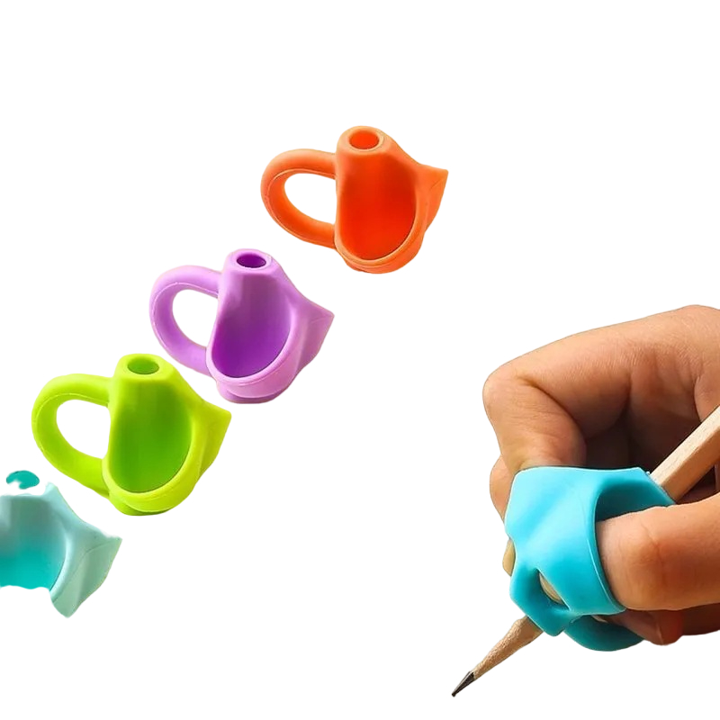 Kit 3 a 10 Adaptador Protetor Escrita Apoio De Ded