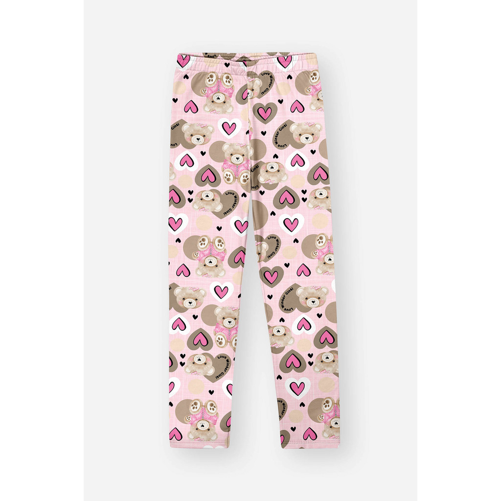 Legging Infantil Menina em Suplex Power Felpado Ur
