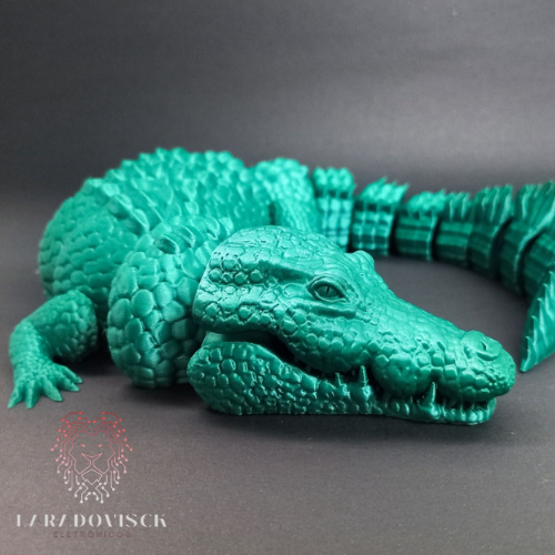 Animais Articulados De Brinquedo – Crocodilo