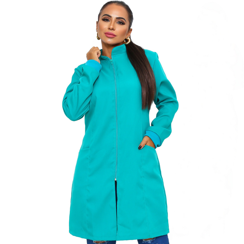 Jaleco Feminino Nice Diversas Cores Oxford com Pun