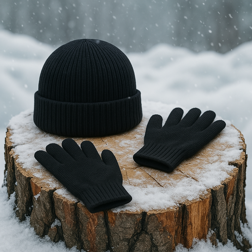 Kit Infantil Touca e Luva Termico Para Inverno Fri