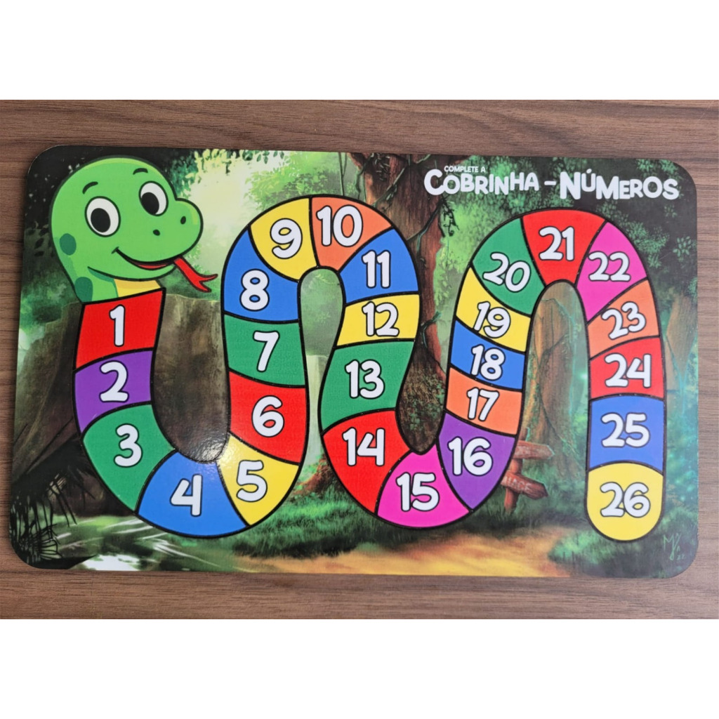 Brinquedo Pedagógico EducativoMadeira Quebra Cabe