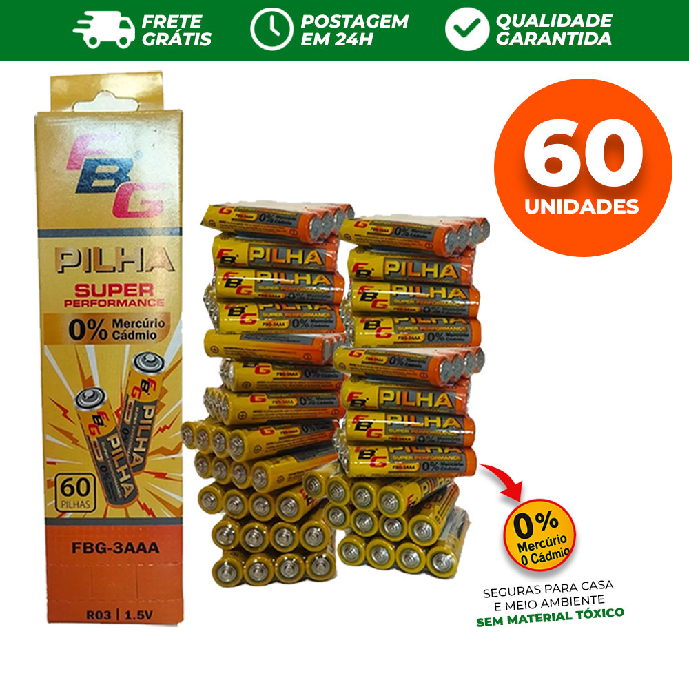 Kit 60 Unidades AAA (palito) RELINX FBG SEGMA Post