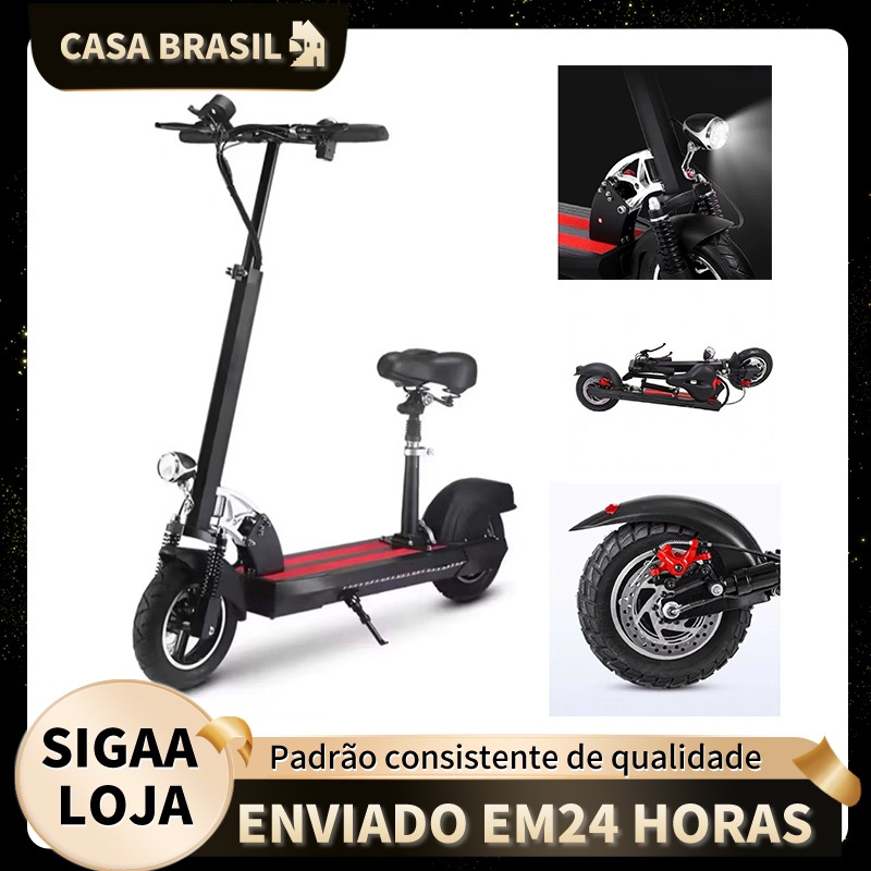 Patinete Elétrico Dobrável Com e Sem  Assento Ba