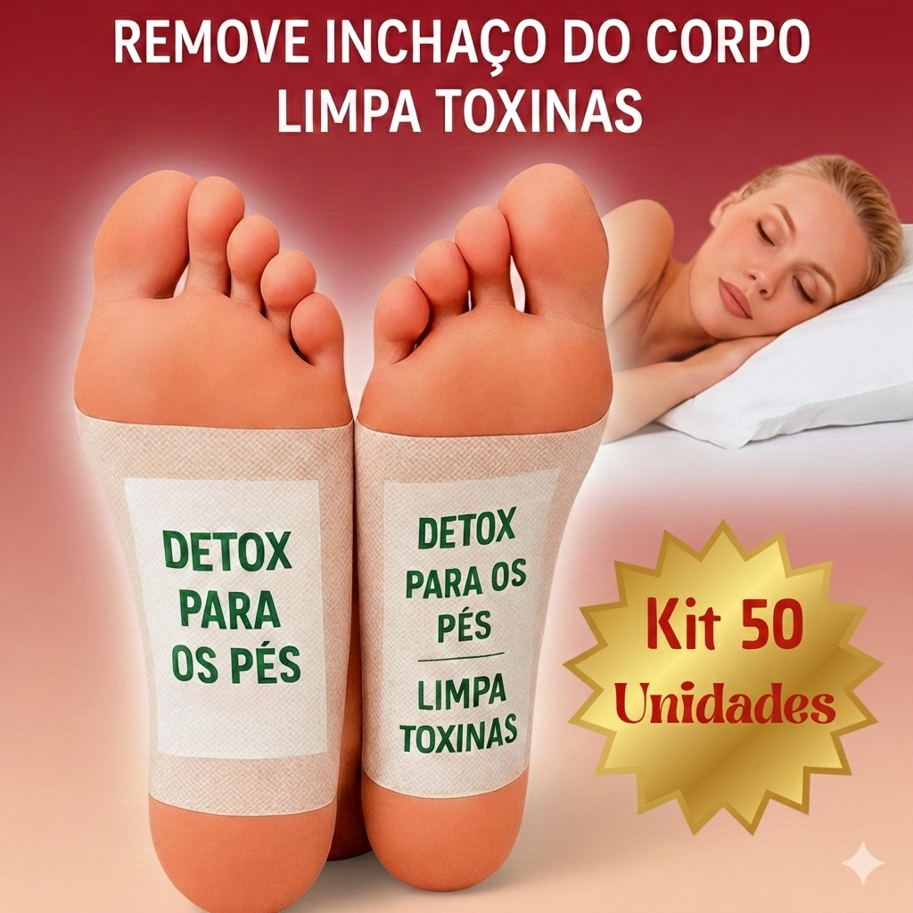 50 UND SALOMPAS Para os Pés Elimina Impurezas Al�