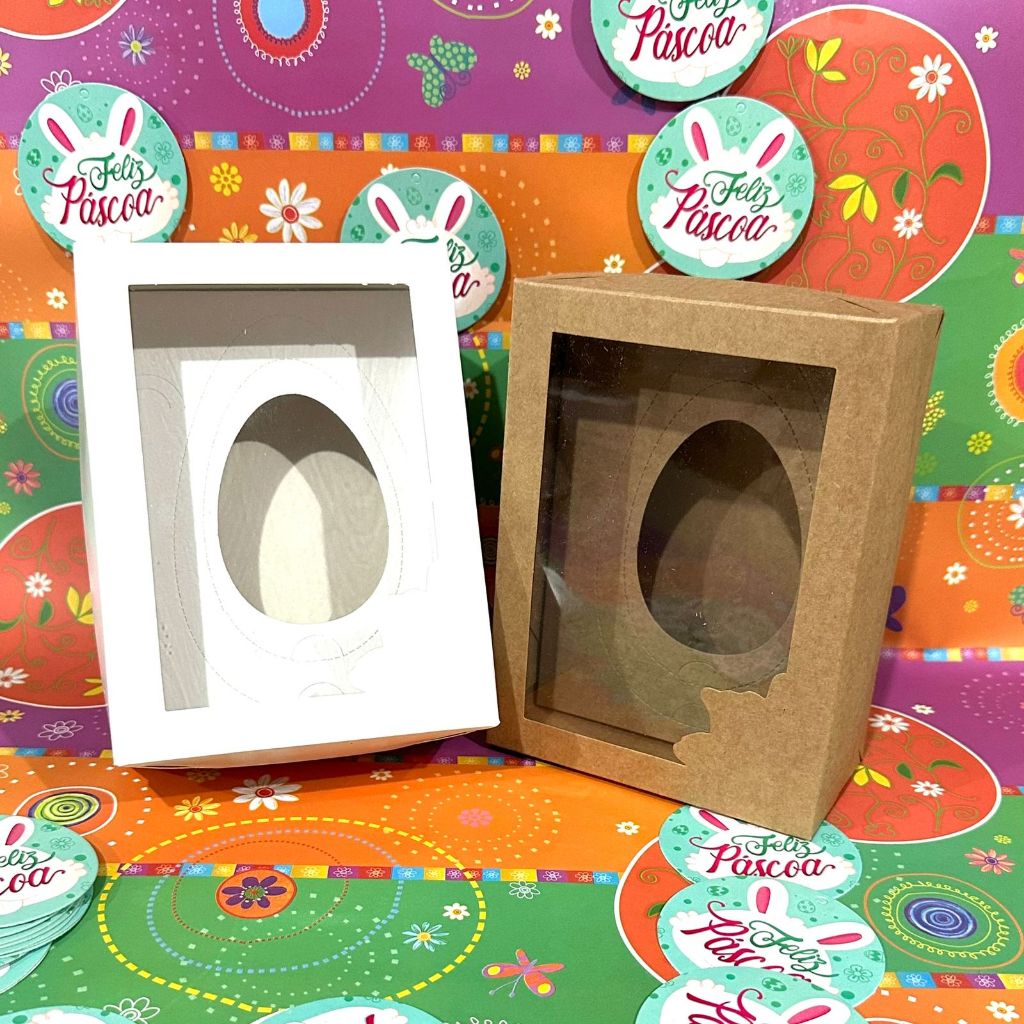 10 Unidades Caixa Para Ovo De Colher Caixa Degusta