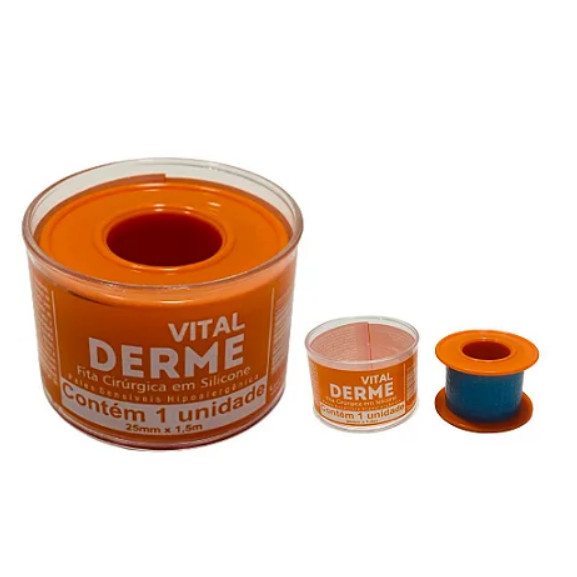 Fita Cirúrgica Hipoalergênica Em Silicone Rolo 2