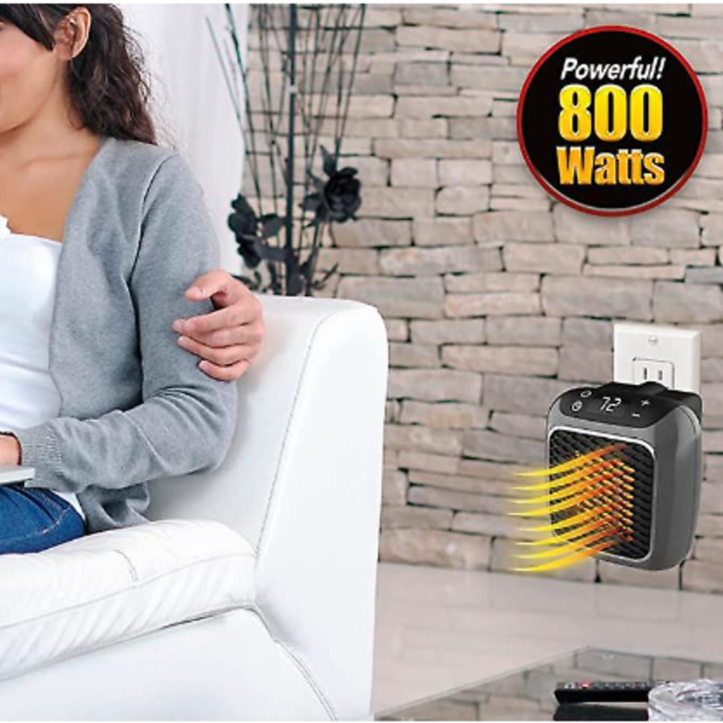 Mini Aquecedor  Pequeno Portátil De Parede