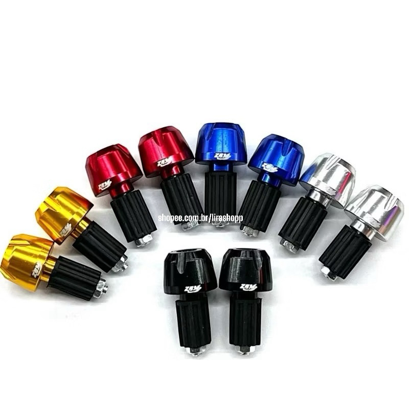 Par de Peso Alumínio Guidão Motocicleta Moto e B