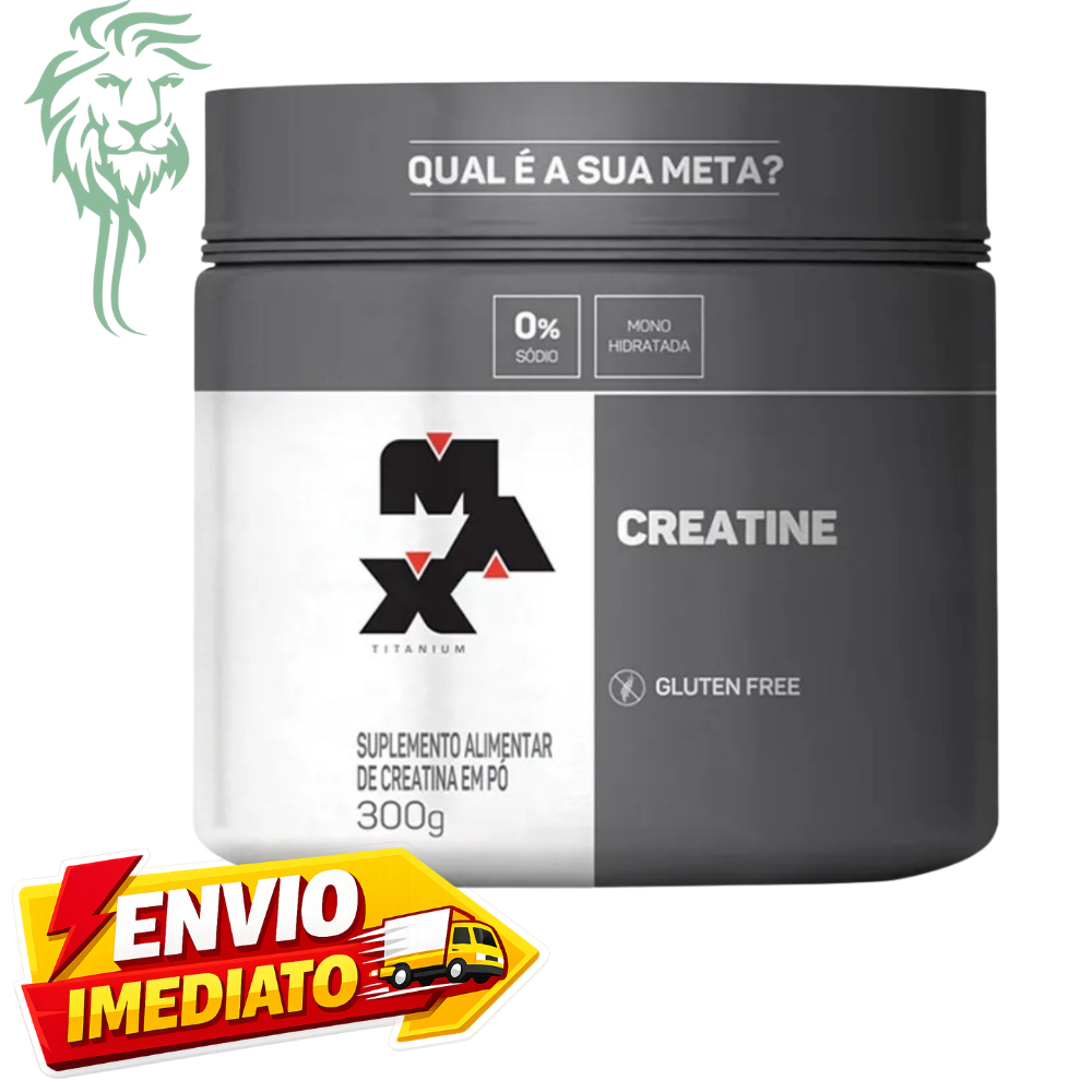 CREATINA MAX TITANIUM 300G – 100% Pura