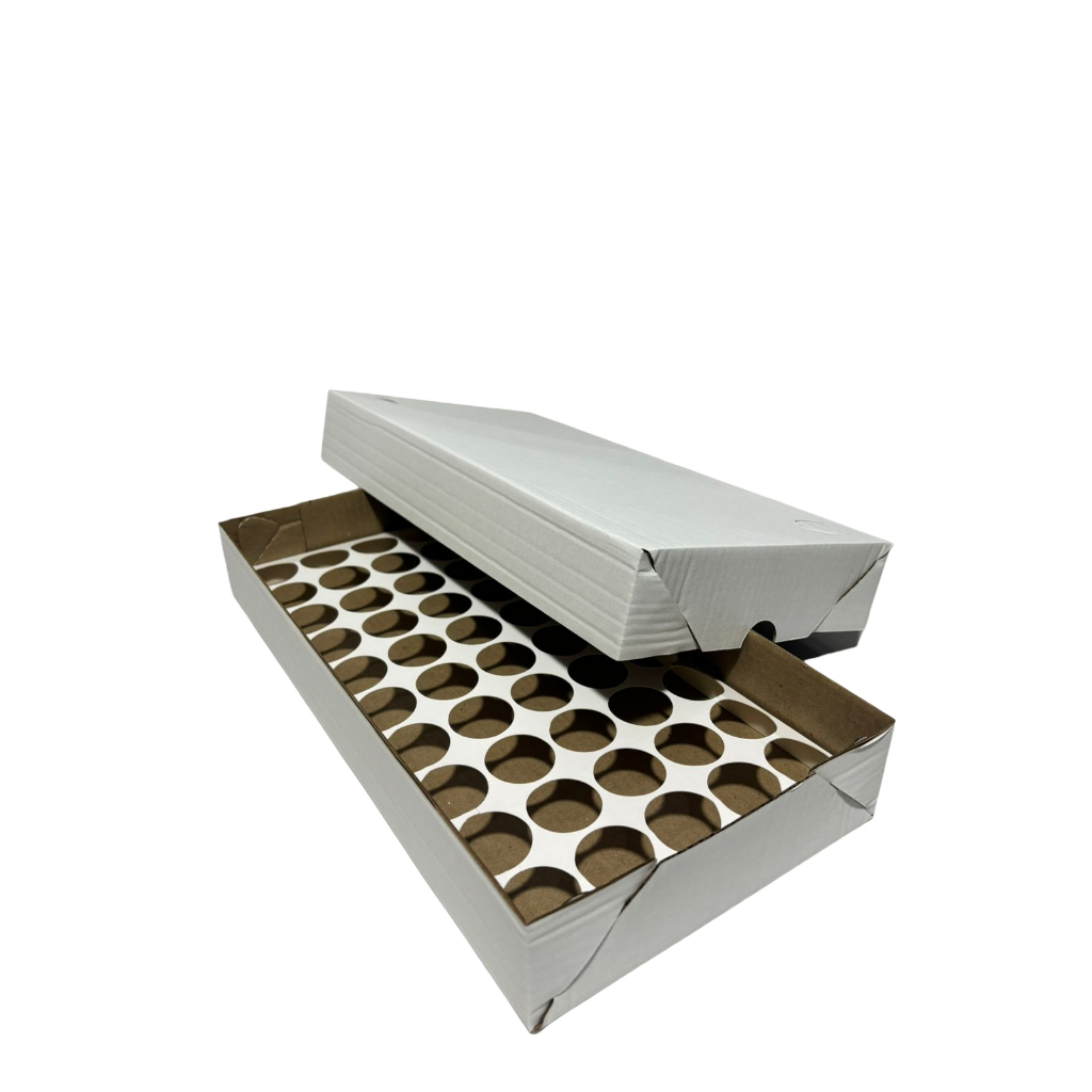 CAIXA 50 DOCES COM BERÇO 35X17,5X5 CM BRANCO R