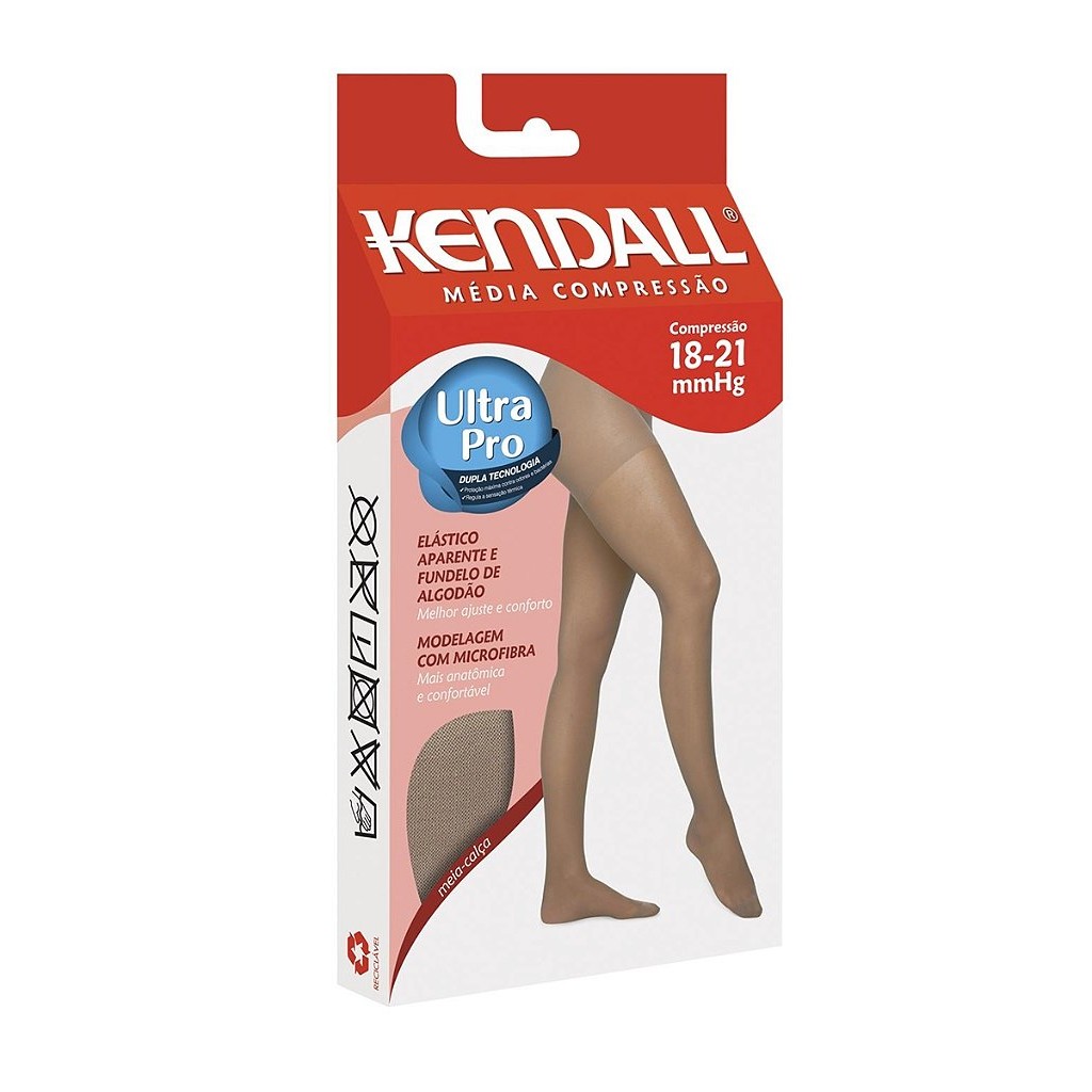 Meia Calça Kendall Média Compressão Com Ponteir