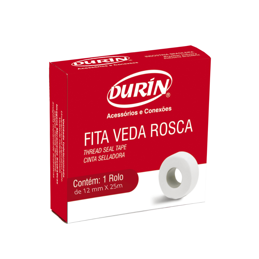 30 Unidades De Fita Veda Rosca Com Tamanho De 12mm