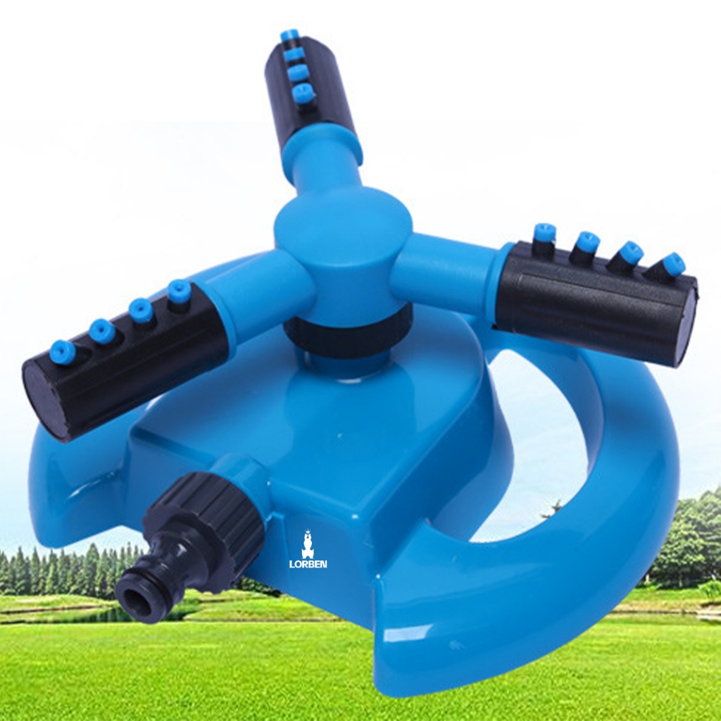 Aspersor Irrigador Lorben 360 Graus 3 Saídas Gira